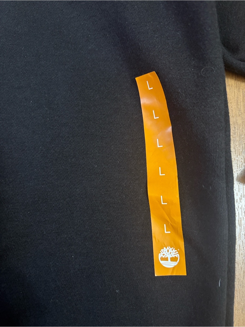 Timberland Men's Black Half-Zip Pullover Sweatshirt - Picture 3 of 4